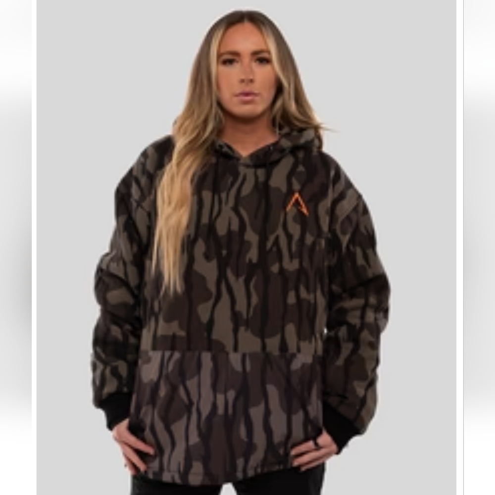 AlphaTech Unisex The Ultimate Camo Hooded Jacket Xl